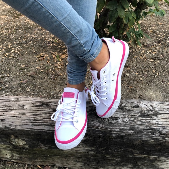 White and Pink  Women Sneakers - Picture 5 of 5